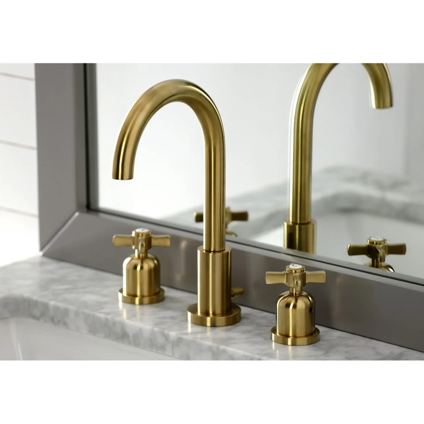 Kingston Brass Fauceture Millennium Widespread Bathroom Faucet