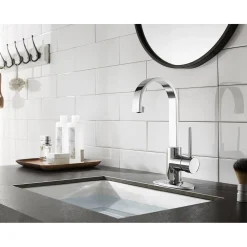 Kingston Brass Fauceture New York Single-Handle Bathroom Faucet Drain