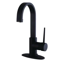 Kingston Brass Fauceture New York Single-Handle Bathroom Faucet Drain