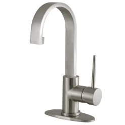 Kingston Brass Fauceture New York Single-Handle Bathroom Faucet Drain