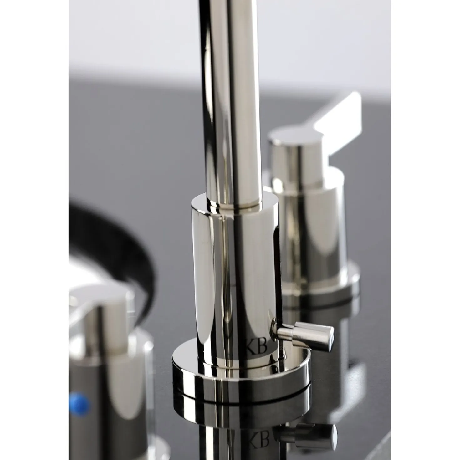 Kingston Brass Fauceture NuvoFusion 8-Inch Widespread Bathroom Faucet