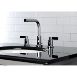 Kingston Brass Fauceture NuvoFusion 8-Inch Widespread Bathroom Faucet