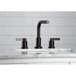 Kingston Brass Fauceture NuvoFusion 8-Inch Widespread Bathroom Faucet