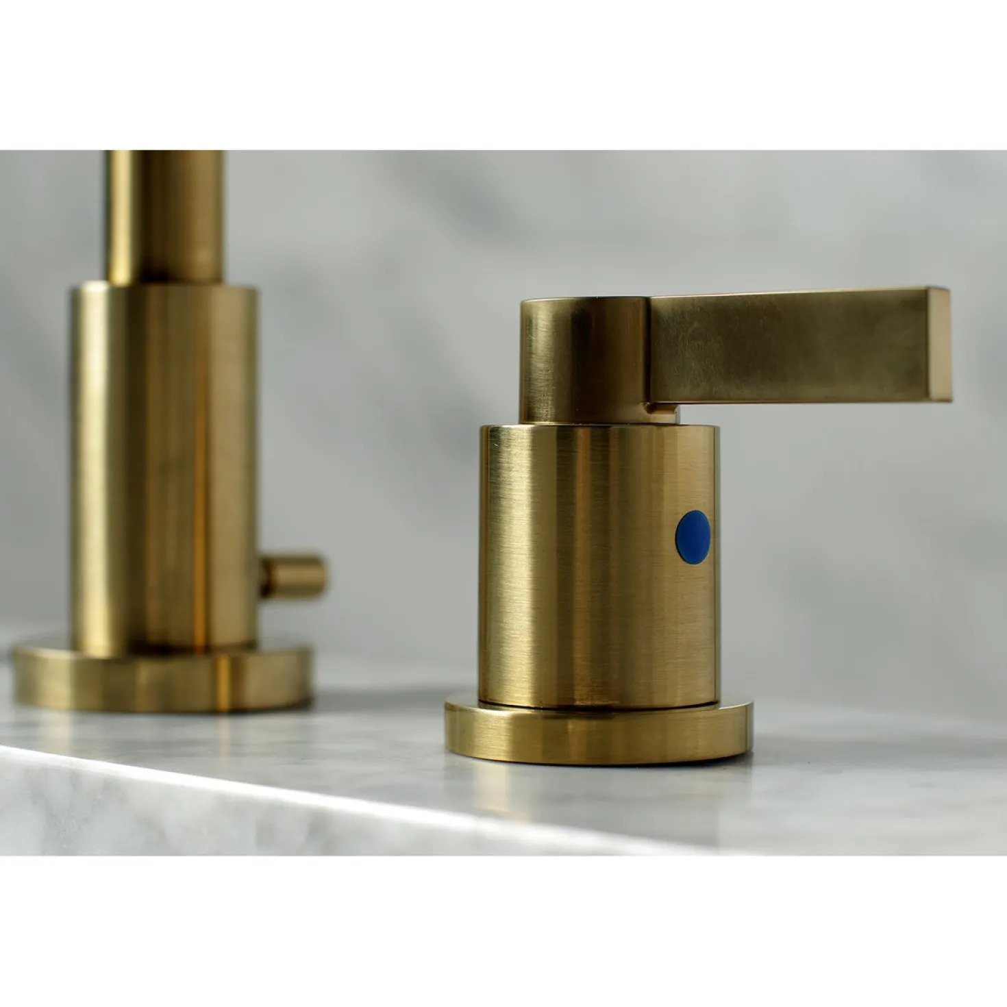 Kingston Brass Fauceture NuvoFusion 8-Inch Widespread Bathroom Faucet
