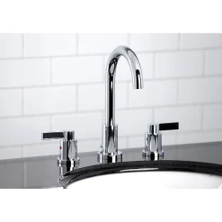 Kingston Brass Fauceture NuvoFusion Widespread Bathroom Faucet