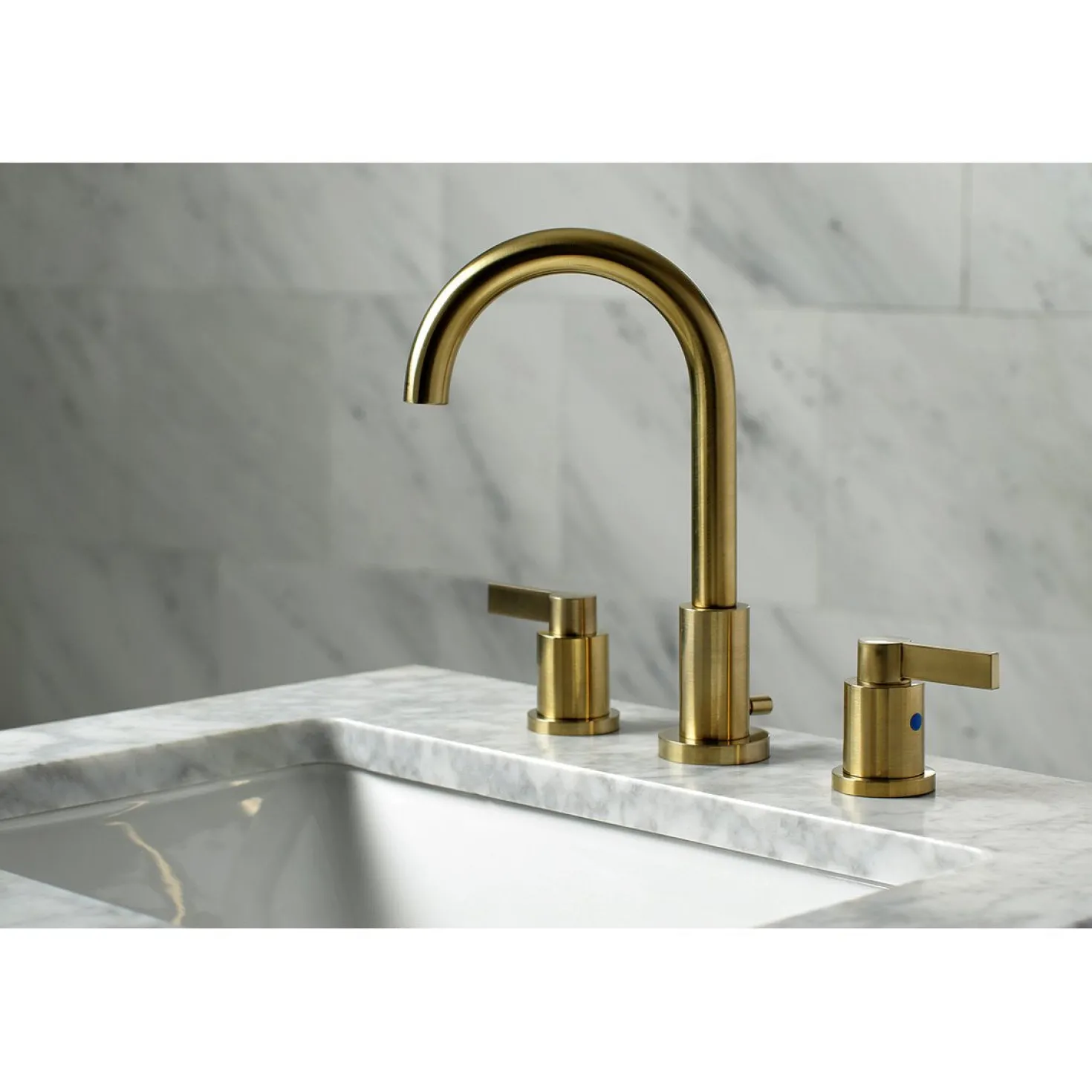 Kingston Brass Fauceture NuvoFusion Widespread Bathroom Faucet