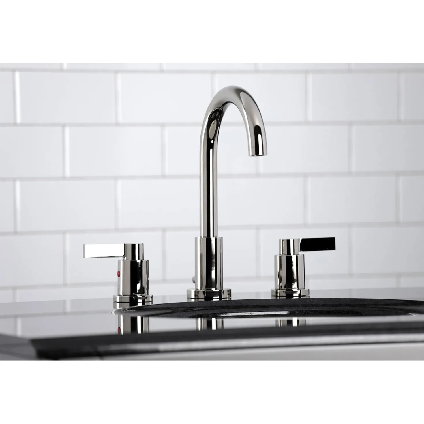 Kingston Brass Fauceture NuvoFusion Widespread Bathroom Faucet