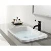 Kingston Brass Fauceture Paris Single-Handle Bathroom Faucet with Drain and Deck Plate