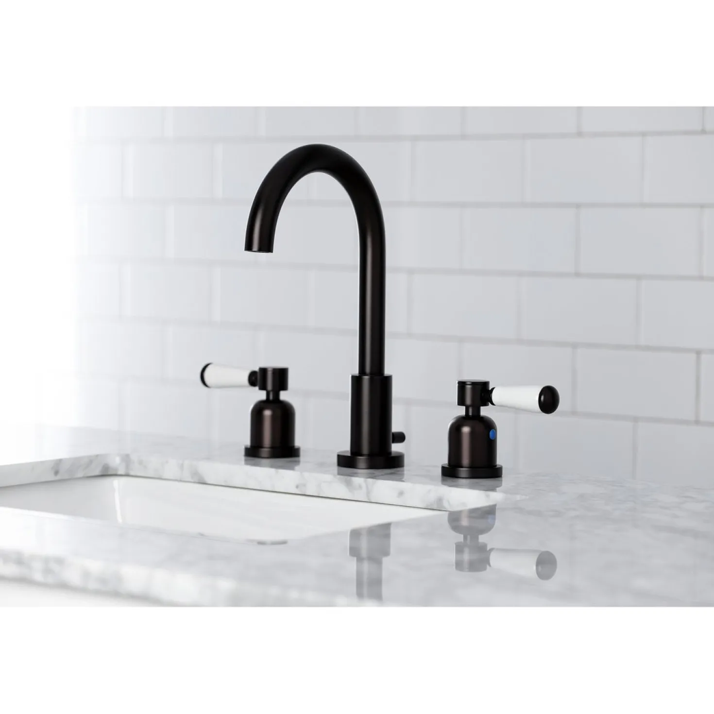 Kingston Brass Fauceture Paris Widespread Bathroom Faucet