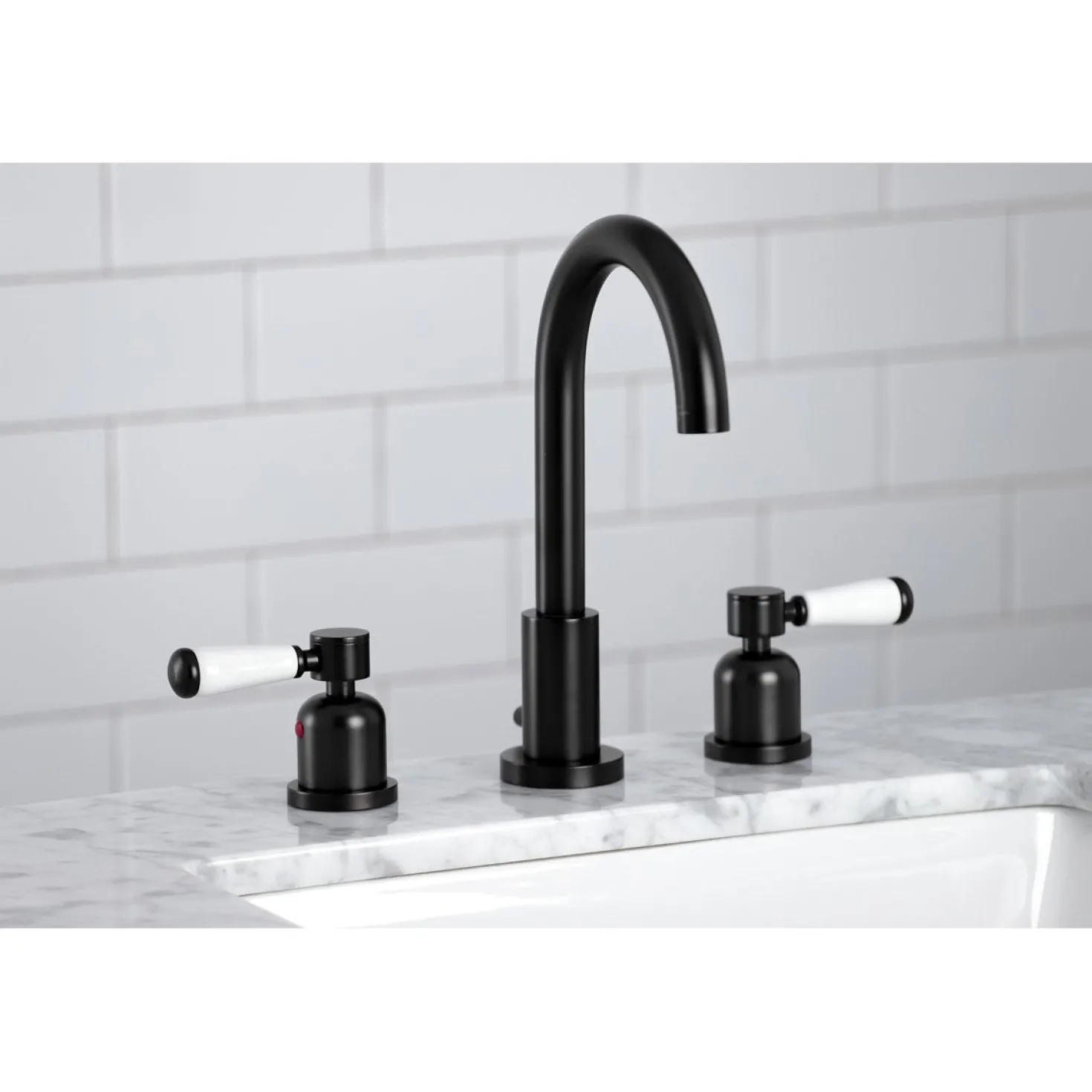 Kingston Brass Fauceture Paris Widespread Bathroom Faucet