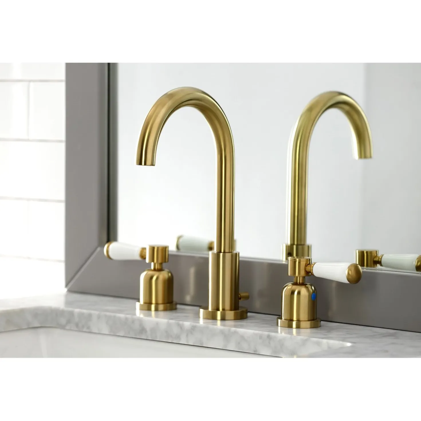 Kingston Brass Fauceture Paris Widespread Bathroom Faucet