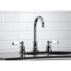 Kingston Brass Fauceture Paris Widespread Bathroom Faucet