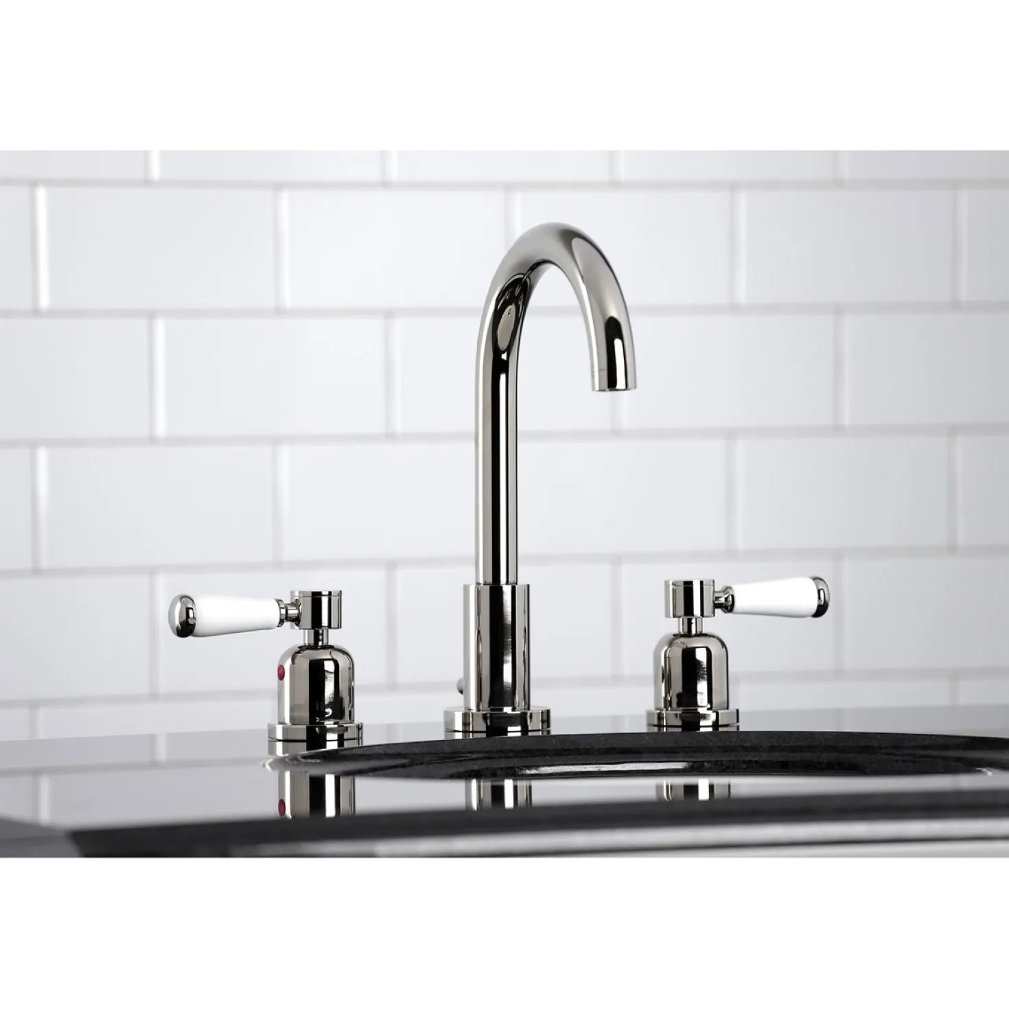 Kingston Brass Fauceture Paris Widespread Bathroom Faucet