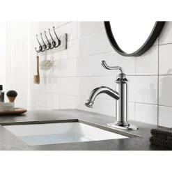 Kingston Brass Fauceture Royale Single-Handle Monoblock Bathroom Faucet