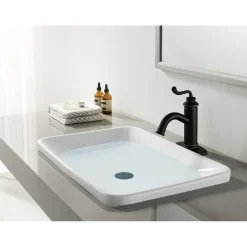 Kingston Brass Fauceture Royale Single-Handle Monoblock Bathroom Faucet