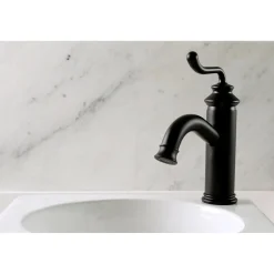 Kingston Brass Fauceture Royale Single-Handle Monoblock Bathroom Faucet