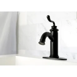 Kingston Brass Fauceture Royale Single-Handle Monoblock Bathroom Faucet