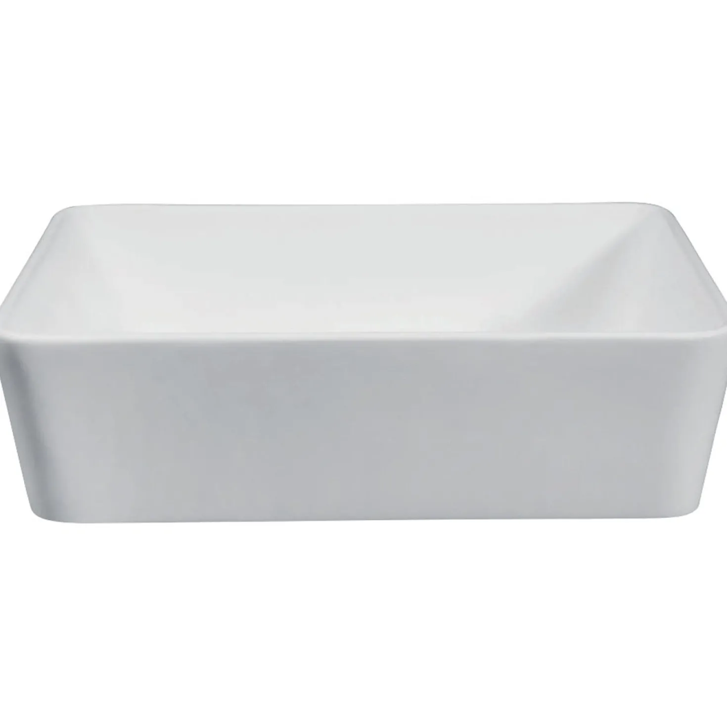 Kingston Brass Fauceture Solid Surface Matte Stone 18" Single-Bowl Vessel Bathroom Sink