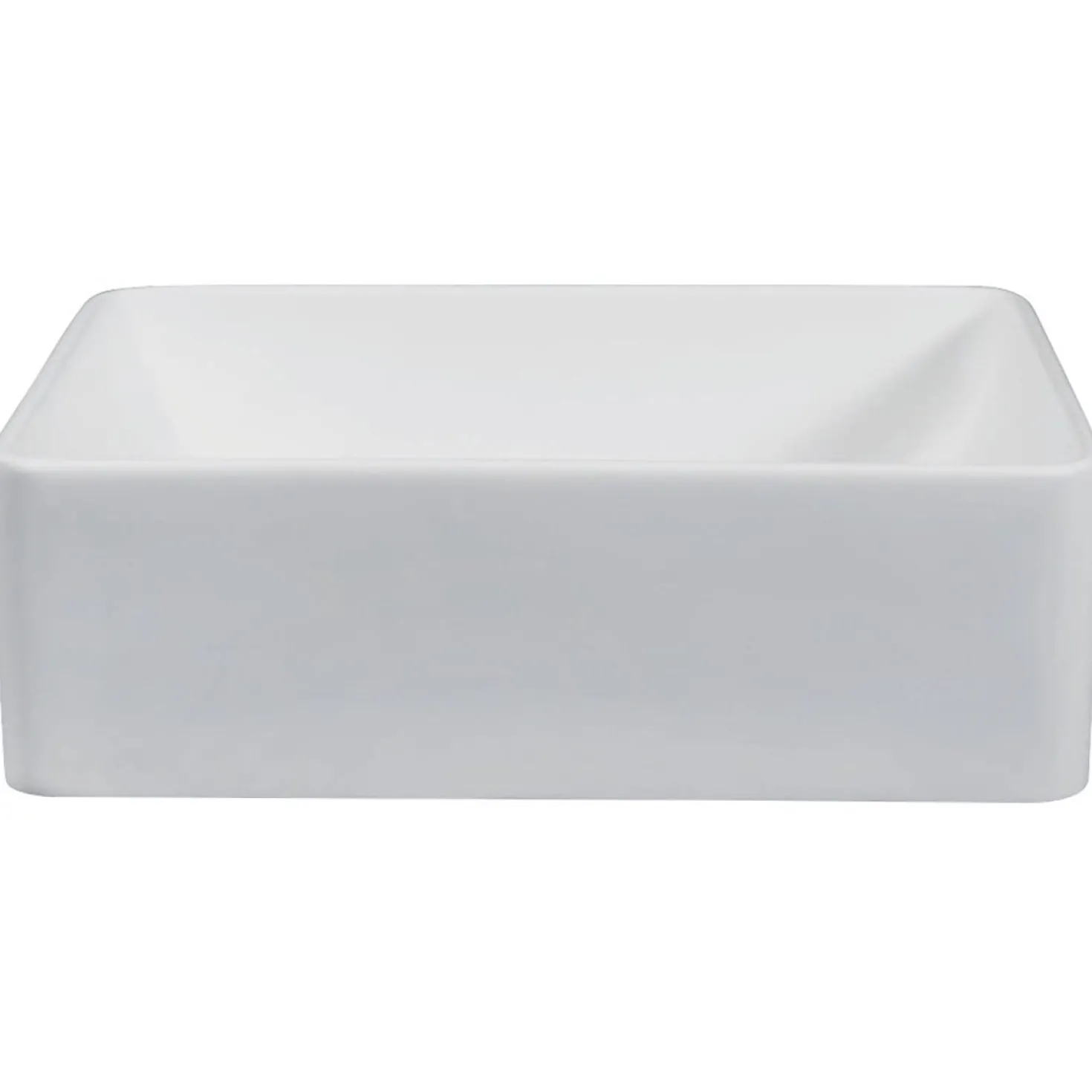 Kingston Brass Fauceture Solid Surface Matte Stone Single-Bowl Bathroom Sink