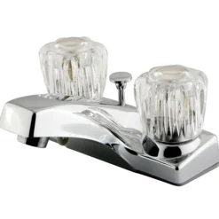Kingston Brass FB101B 4-Inch centerset Lavatory Faucet in Polished Chrome