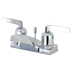 Kingston Brass FB201EFL 4" Centerset Bathroom Faucet in Polished Chrome