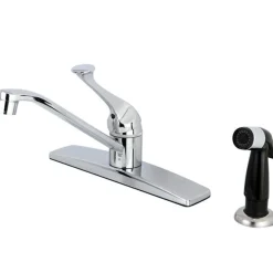 Kingston Brass FB0572 8-Inch Centerset Kitchen Faucet in Polished Chrome