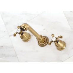 Kingston Brass French Country Wall Mount Bathroom Faucet