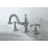 Kingston Brass French Country 8" Widespread Bathroom Faucet