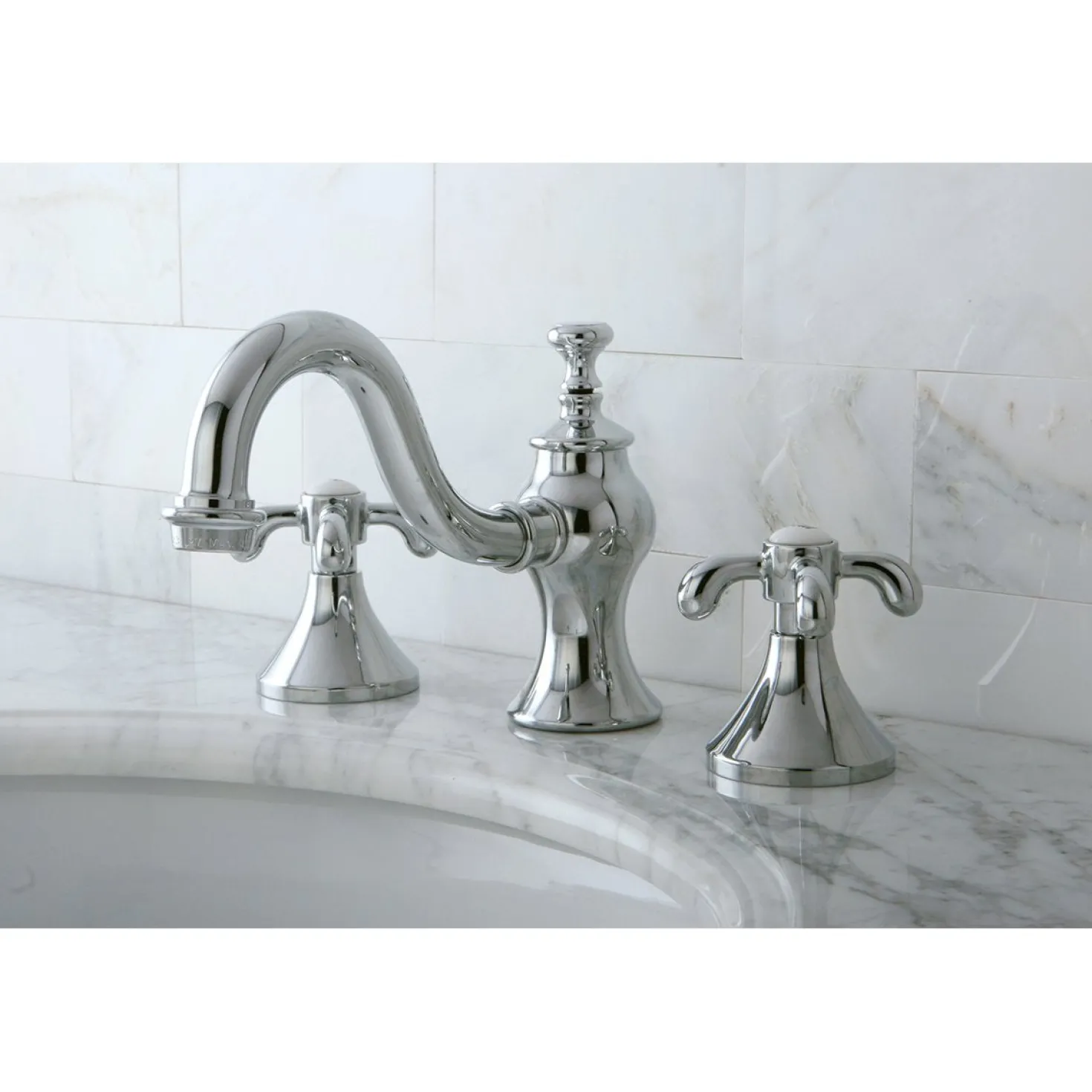 Kingston Brass French Country 8" Widespread Bathroom Faucet