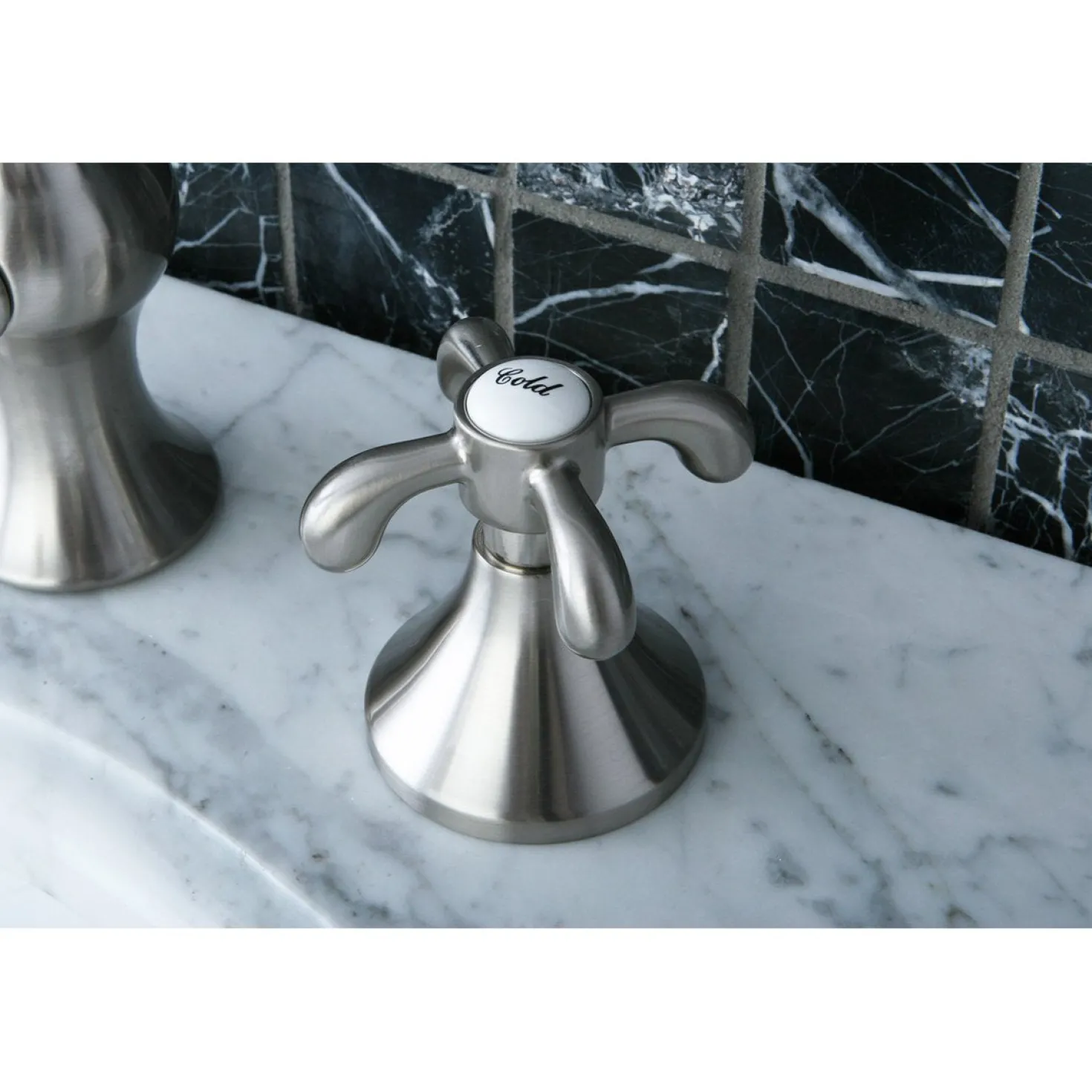 Kingston Brass French Country 8" Widespread Bathroom Faucet