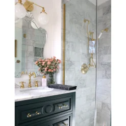 Kingston Brass French Country 8-Inch Widespread Bathroom Faucet