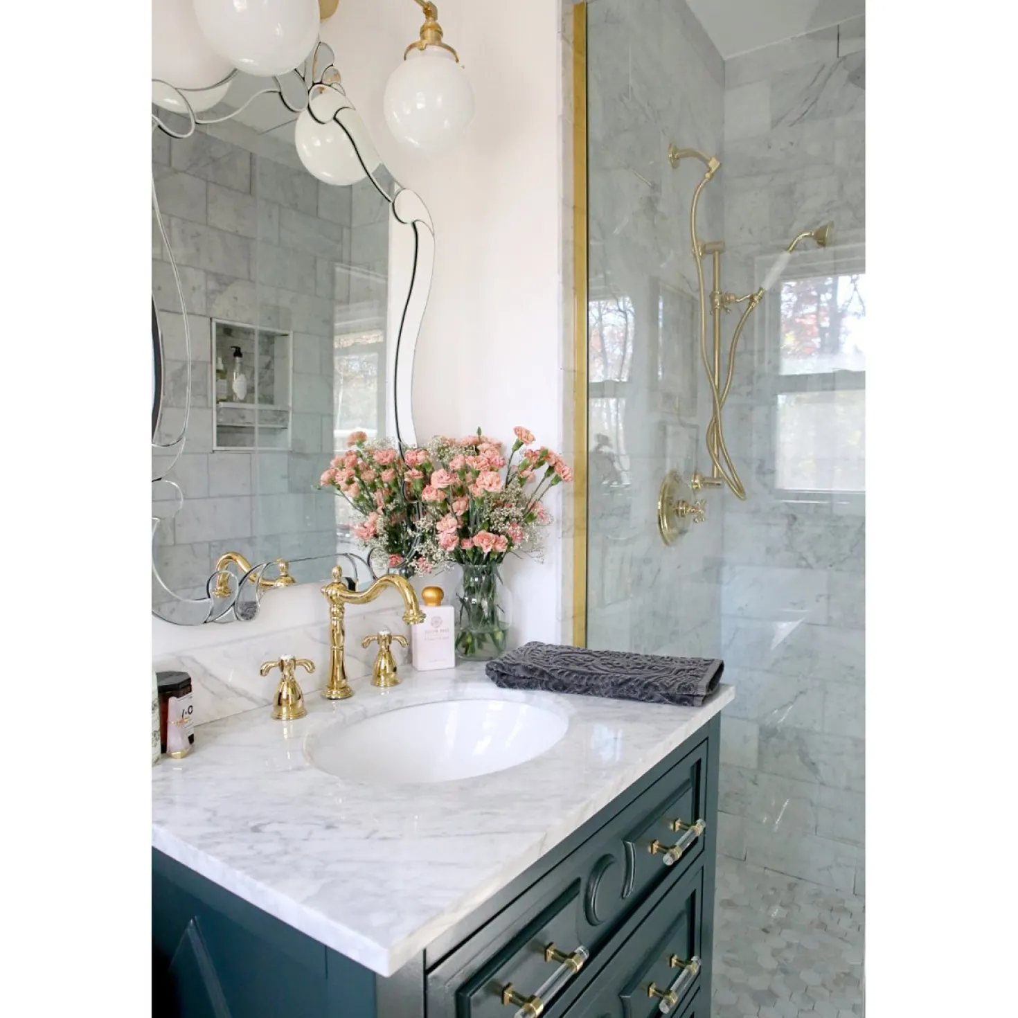 Kingston Brass French Country 8-Inch Widespread Bathroom Faucet