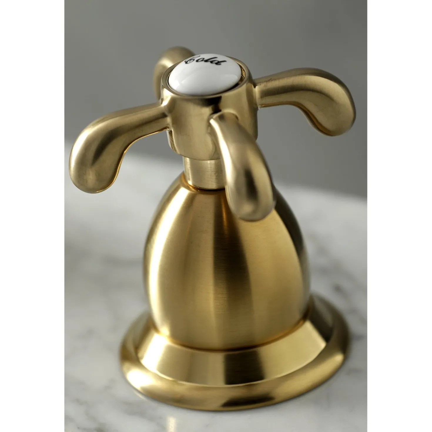 Kingston Brass French Country 3-Hole 8-Inch Widespread Bathroom Faucet