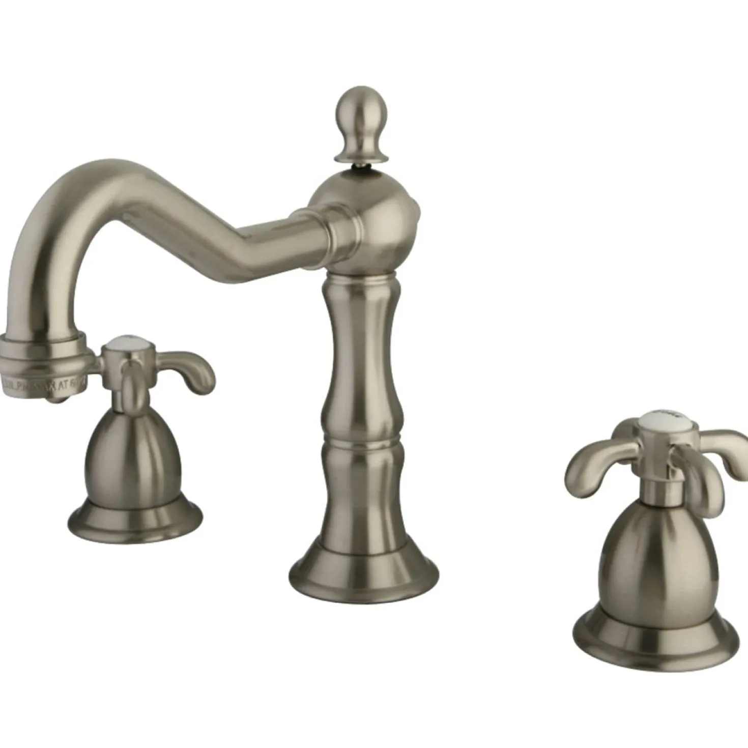 Kingston Brass French Country 3-Hole 8-Inch Widespread Bathroom Faucet