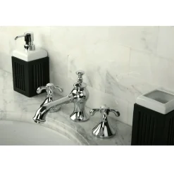 Kingston Brass French Country 8-Inch Widespread 3-Hole Bathroom Faucet