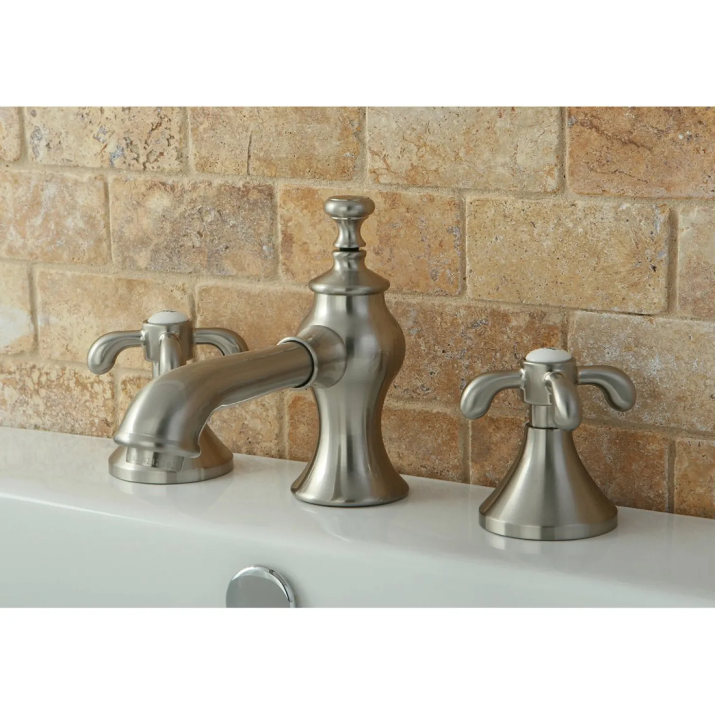 Kingston Brass French Country 8-Inch Widespread 3-Hole Bathroom Faucet