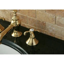 Kingston Brass French Country 8-Inch Widespread 3-Hole Bathroom Faucet