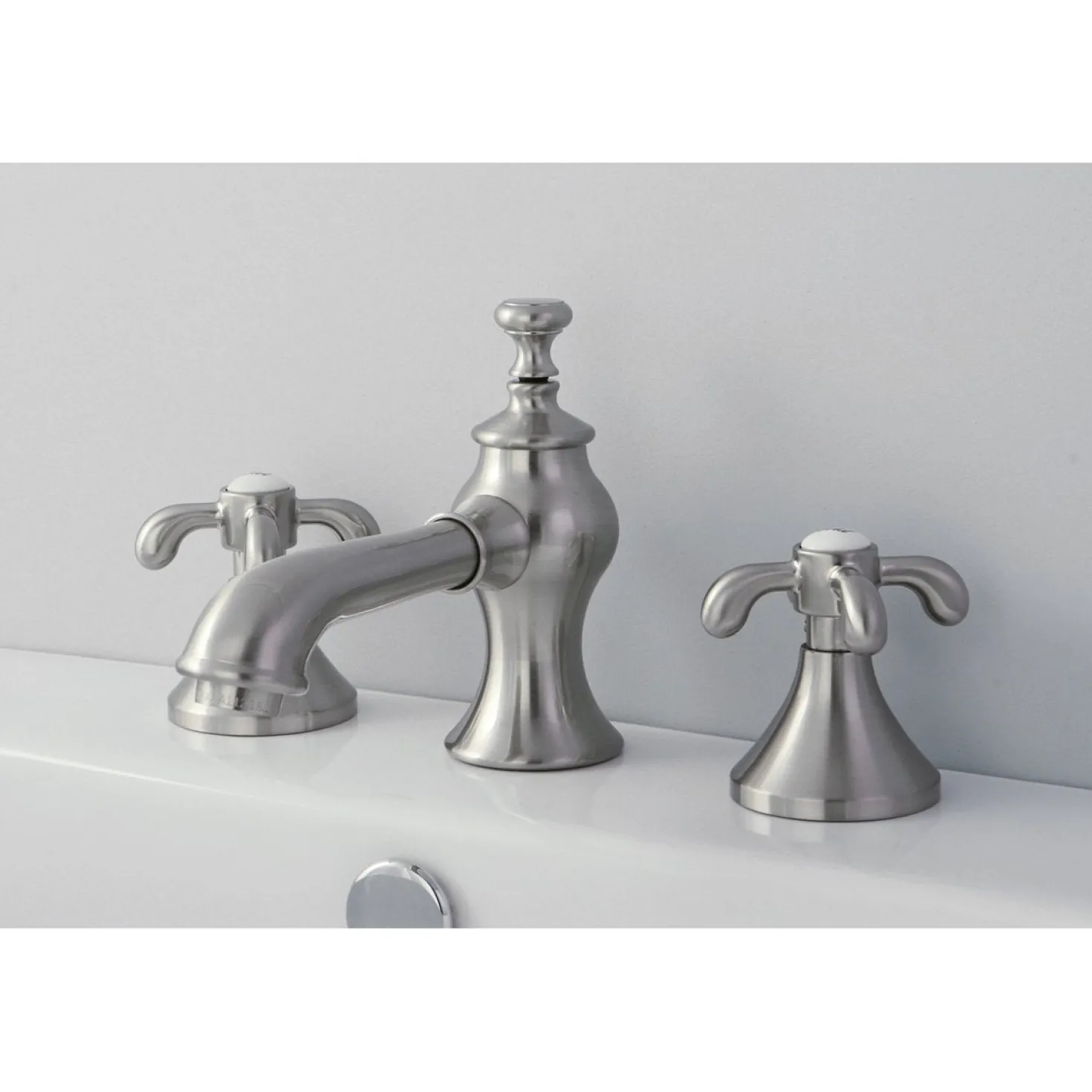 Kingston Brass French Country 8-Inch Widespread 3-Hole Bathroom Faucet