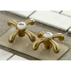 Kingston Brass French Country 2-Handle Wall Mount Roman Tub Faucet