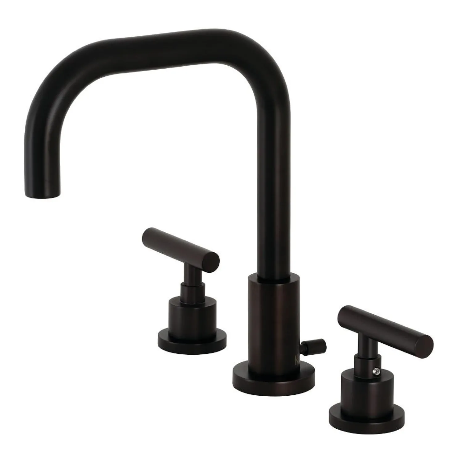 Kingston Brass FSC893XCML-P Manhattan Widespread Bathroom Faucet with Brass Pop-Up