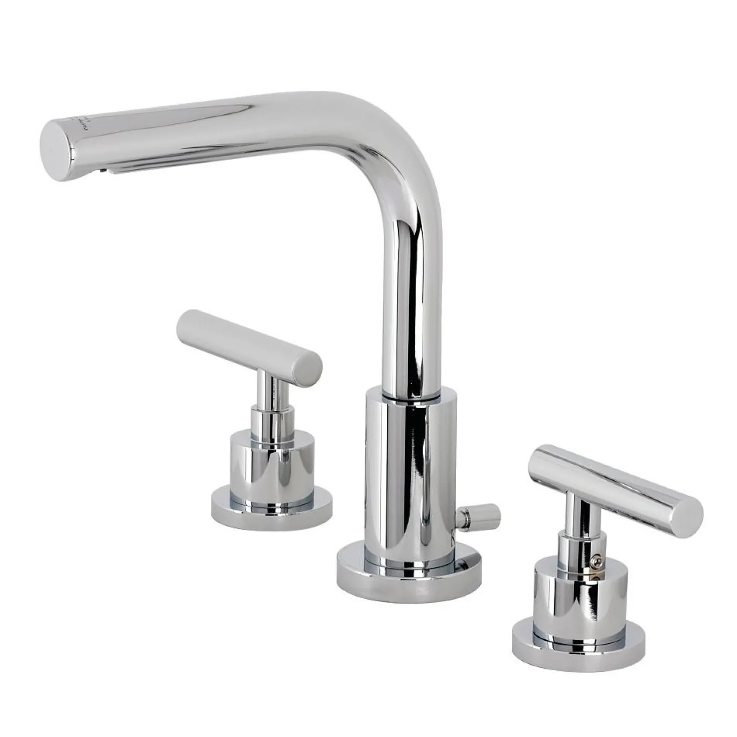 Kingston Brass FSC895XCML-P Manhattan Widespread Bathroom Faucet with Brass Pop-Up