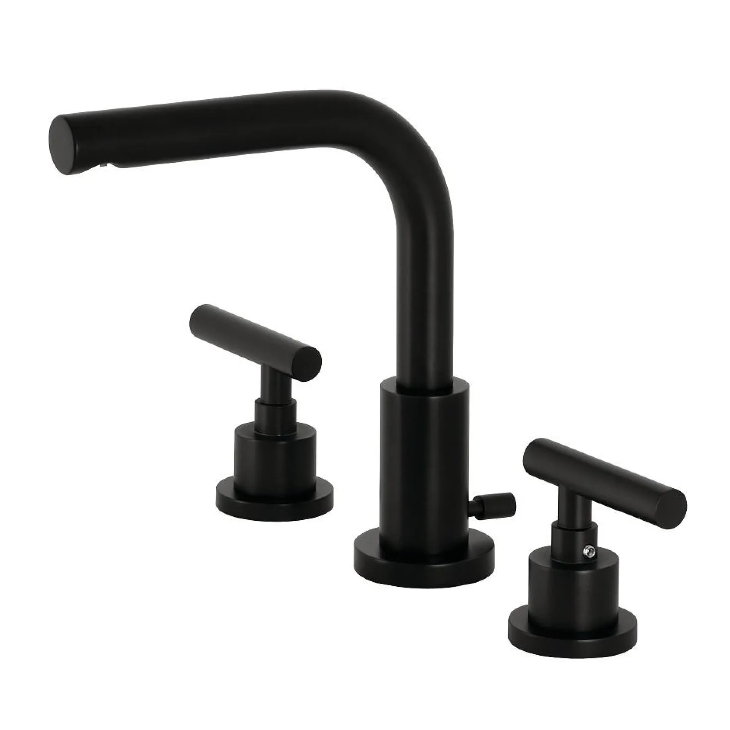 Kingston Brass FSC895XCML-P Manhattan Widespread Bathroom Faucet with Brass Pop-Up