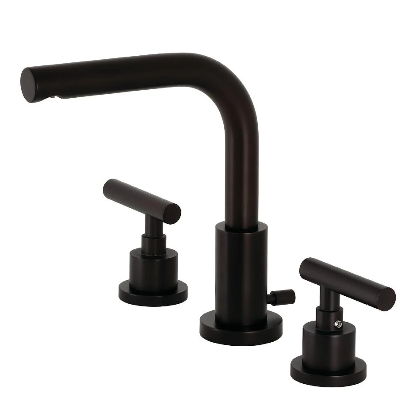 Kingston Brass FSC895XCML-P Manhattan Widespread Bathroom Faucet with Brass Pop-Up