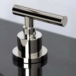 Kingston Brass FSC892XCML-P Manhattan Widespread Bathroom Faucet with Brass Pop-Up