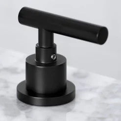 Kingston Brass FSC892XCML-P Manhattan Widespread Bathroom Faucet with Brass Pop-Up