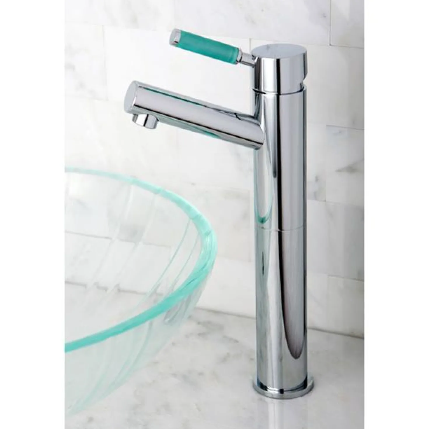 Kingston Brass FS8411DGL Green Eden Single Handle Vessel Sink Faucet