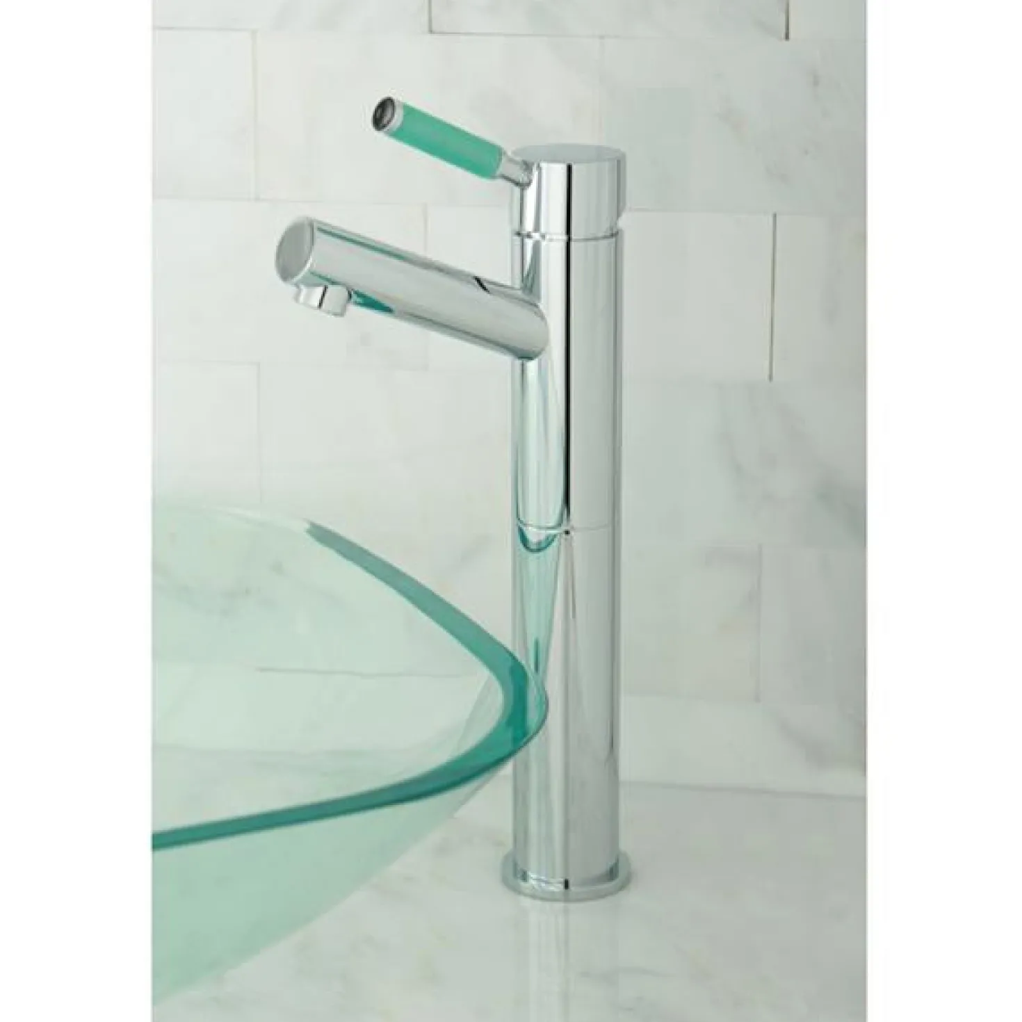 Kingston Brass FS8411DGL Green Eden Single Handle Vessel Sink Faucet