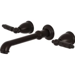 Kingston Brass Georgian 2-Handle Wall Mount Roman Tub Faucet