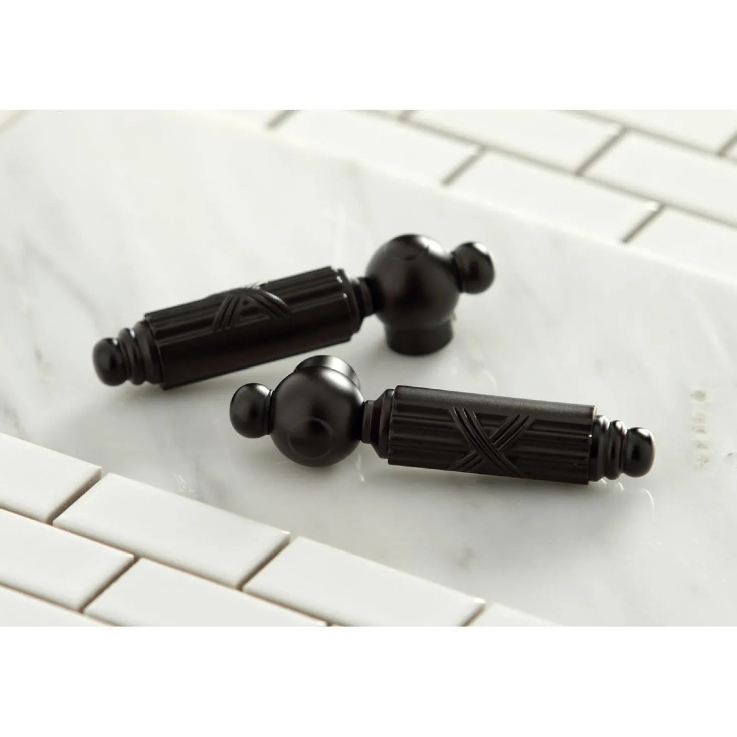 Kingston Brass Georgian 2-Handle Wall Mount Roman Tub Faucet