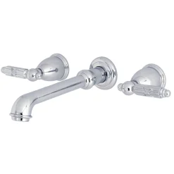 Kingston Brass Georgian 2-Handle Wall Mount Roman Tub Faucet